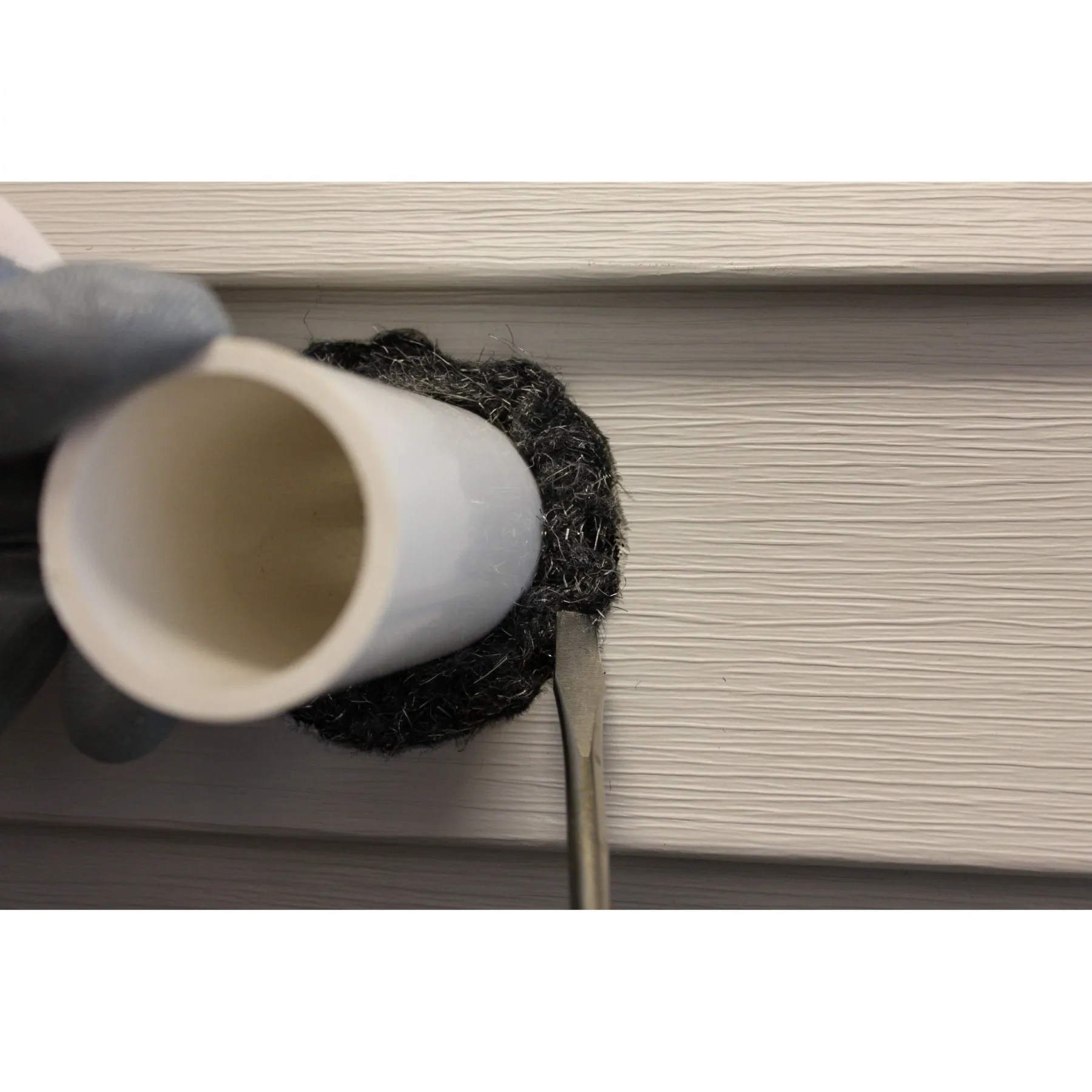 Holes and entry points around pipework and services