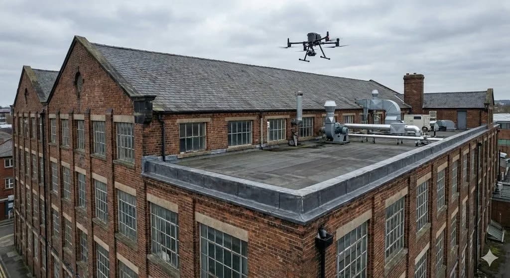 Roof & Gutter Survey by 4K Drone